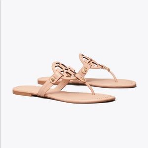 Tory Burch Miller Sandal, Leather, Light Makeup